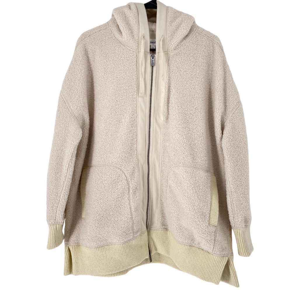 Splendid Women's Faux Fur Coat Sherpa Teddy Small